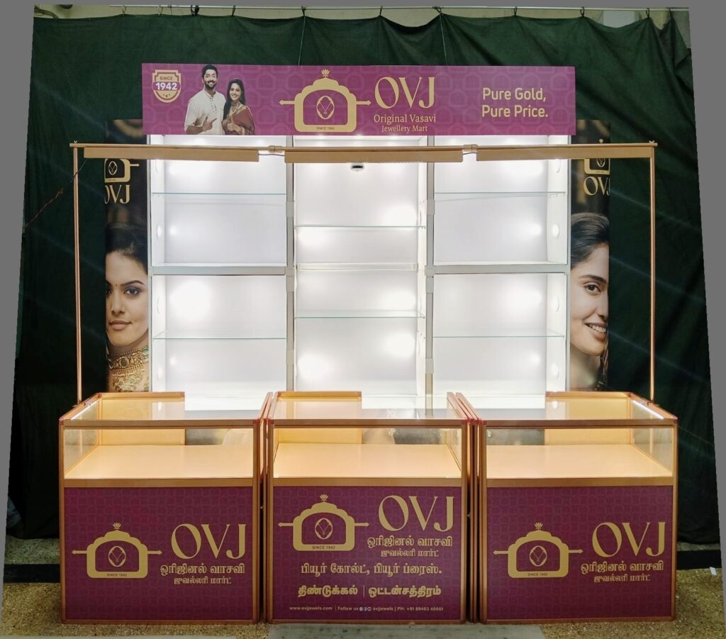 portable jewelry showcase